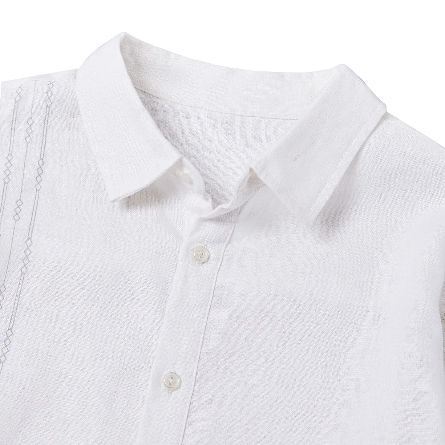 100% Linen Button-Up Shirt