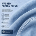 Washed Long-Sleeve Denim Shirt
