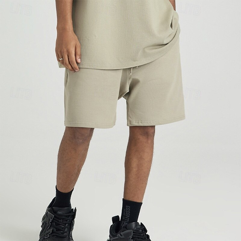 100% Cotton Athletic Shorts - oukumen