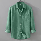 Acid-Wash Long-Sleeve Shirt