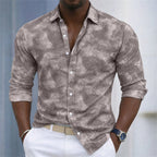 Acid-Wash Long-Sleeve Shirt