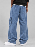 Drawstring Cargo Jeans