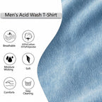 Acid-Wash Pocket Polo Shirt