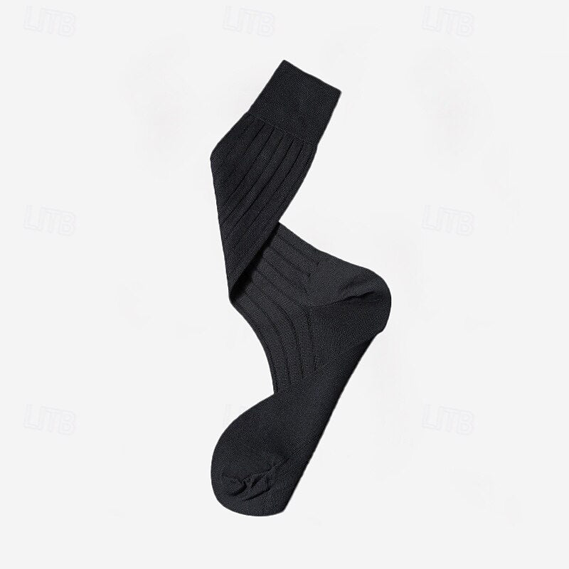 1 Pair Socks Black Red Color - oukumen