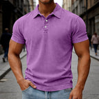 Acid-Wash Polo Shirt