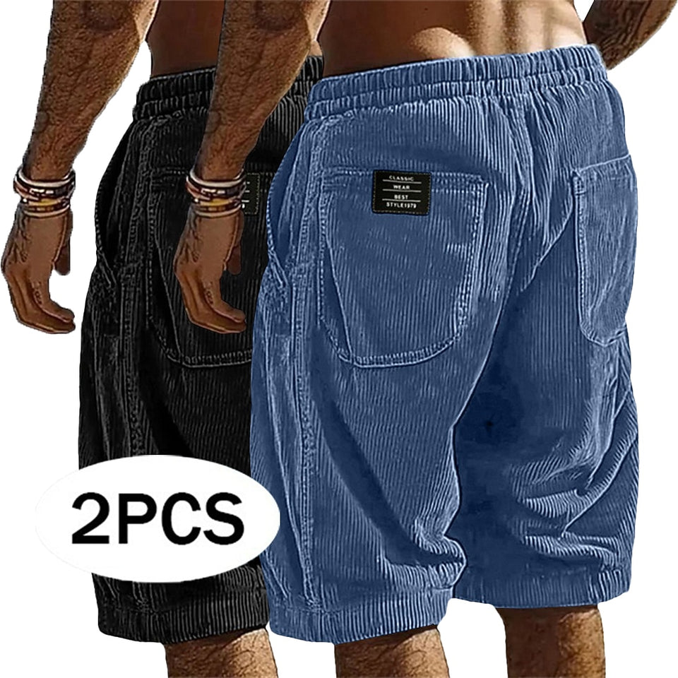 2-Pack Corduroy Shorts