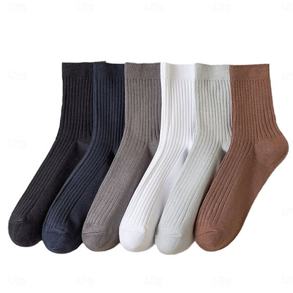 100% Cotton Knitwear Socks - oukumen