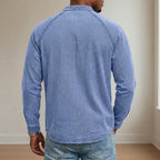 Washed Stand-Collar T-Shirt