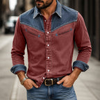 Garment-Dyed Long-Sleeve Shirt