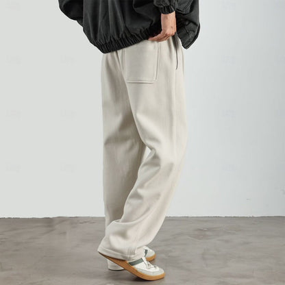 Fleece-lined Athletic Pants Active Joggers - oukumen