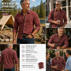 Washed Long-Sleeve Denim Shirt