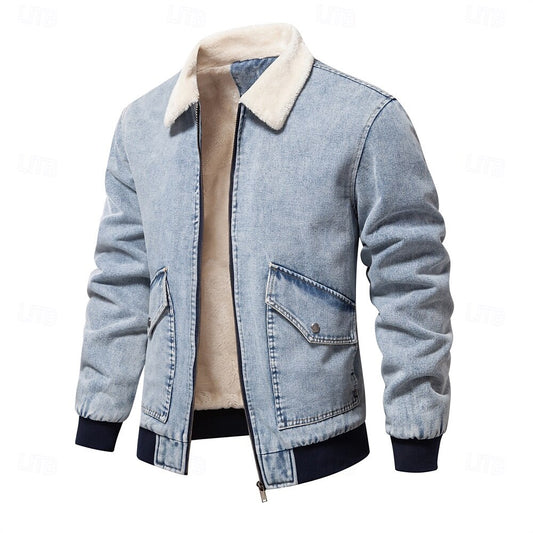 Winter Coat Denim Jacket - oukumen