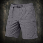 Zip-Pocket Cargo Shorts