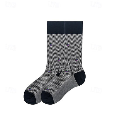 1 Pair Socks Black Color - oukumen