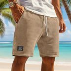 Waffle Drawstring Shorts