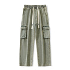 Drawstring Cargo Jeans