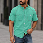 Washed Short-Sleeve Shirt