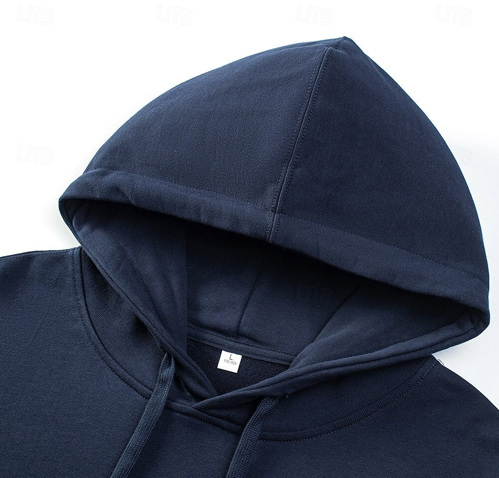 100% Cotton Basic Hoodie - oukumen