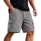 Acid-Wash Cargo Shorts