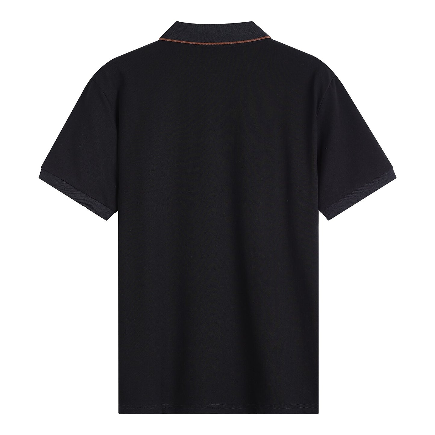 Cotton Blend Casual Colorblock Polo Shirt - oukumen