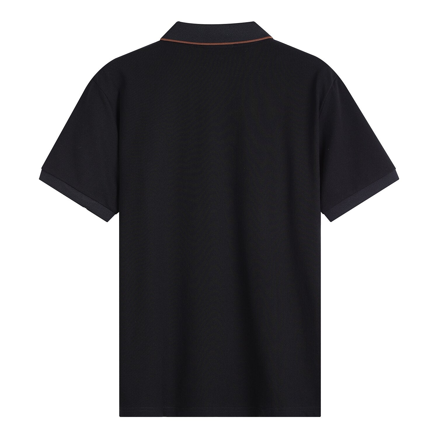 Cotton Blend Casual Colorblock Polo Shirt - oukumen