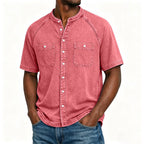 Washed Short-Sleeve Shirt