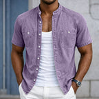 Washed Short-Sleeve Shirt