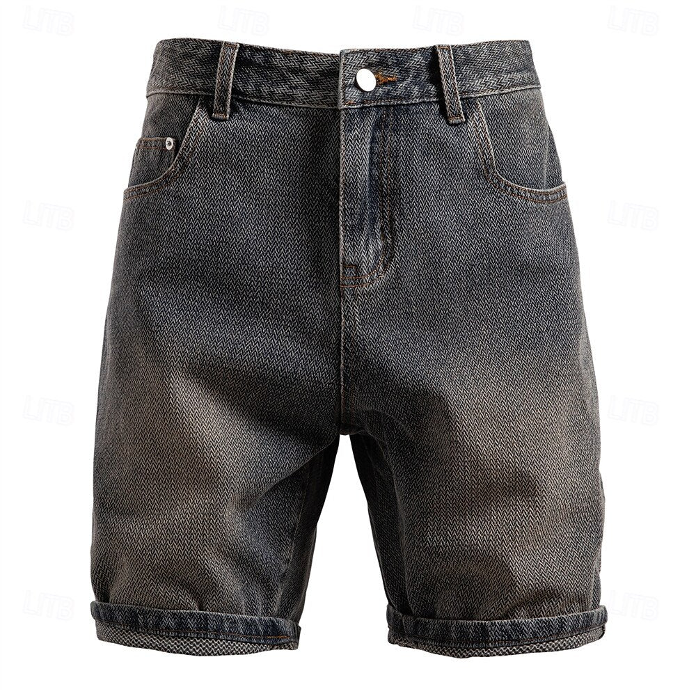 Knielange Jeansshorts