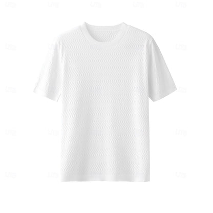 Cotton-Linen-Silk Luxury Stretch Tee