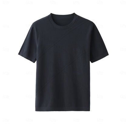 Silk Linen Cotton T Shirt