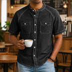 Washed Short-Sleeve Shirt