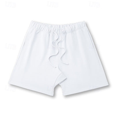 100% Cotton Athletic Shorts - oukumen