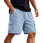 Acid-Wash Cargo Shorts