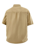 Acid-Wash Short-Sleeve Shirt
