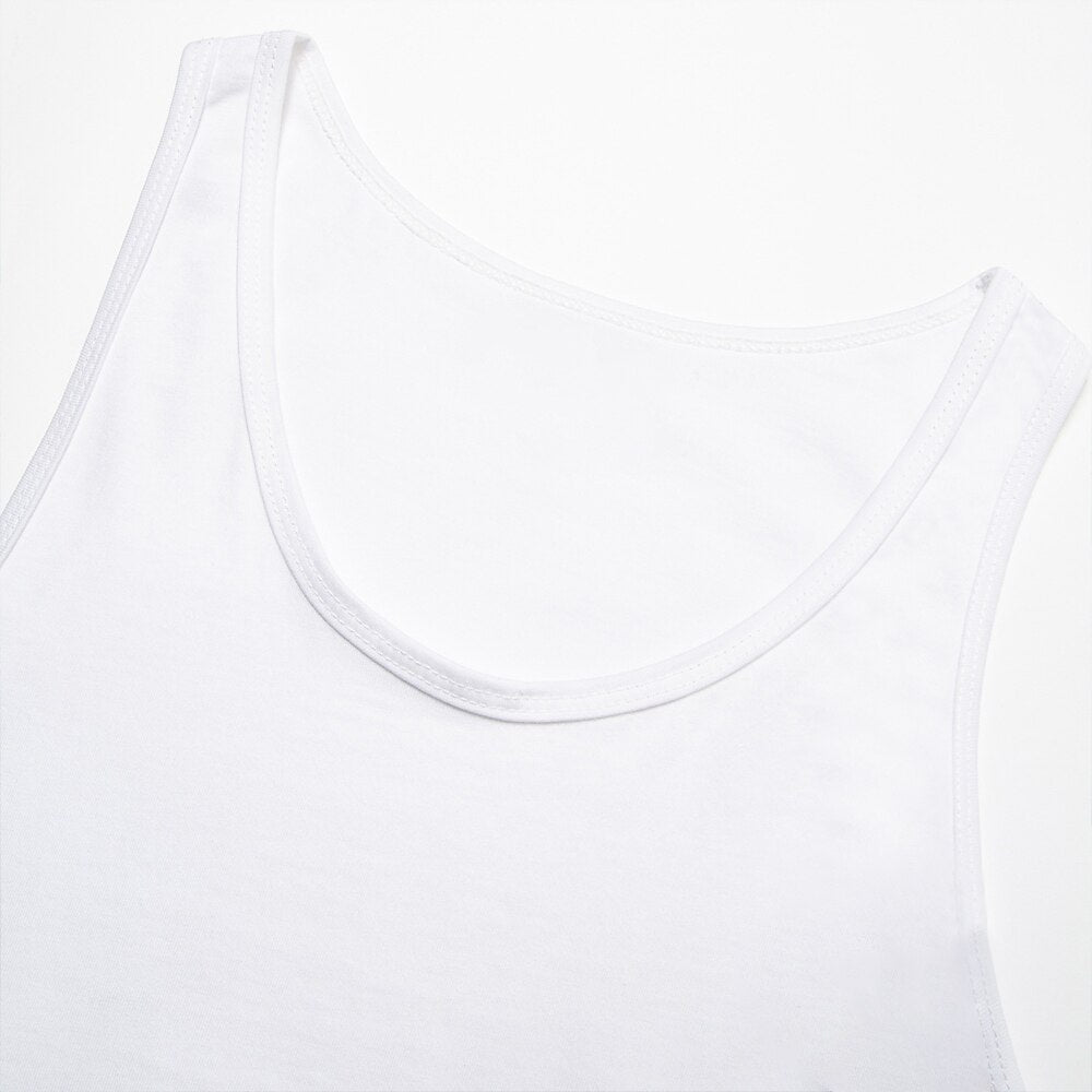 100% Cotton Crew Neck Tank Top