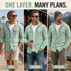 Garment-Dyed Long-Sleeve Shirt