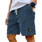 Patch-Pocket Corduroy Shorts