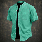 Washed Short-Sleeve Shirt
