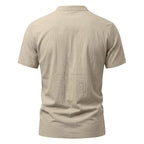 Short-Sleeve Henley Shirt