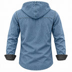 Color-Block Garment-Dyed Shirt