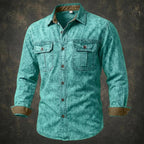 Long-Sleeve Denim Shirt