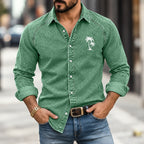 Patchwork Embroidered Denim Shirt