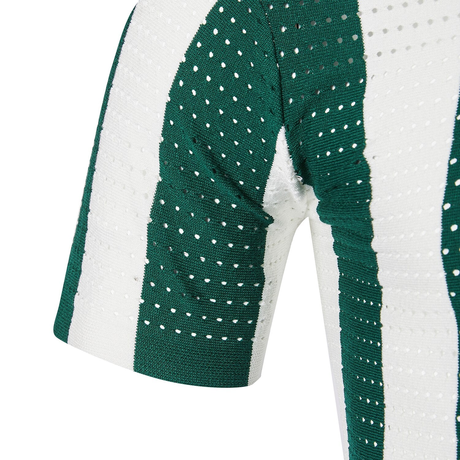 Open Collar Knitted Polo Shirts - oukumen