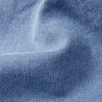 Acid-Wash Mandarin-Collar Shirt
