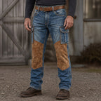 Patchwork Cargo Jeans