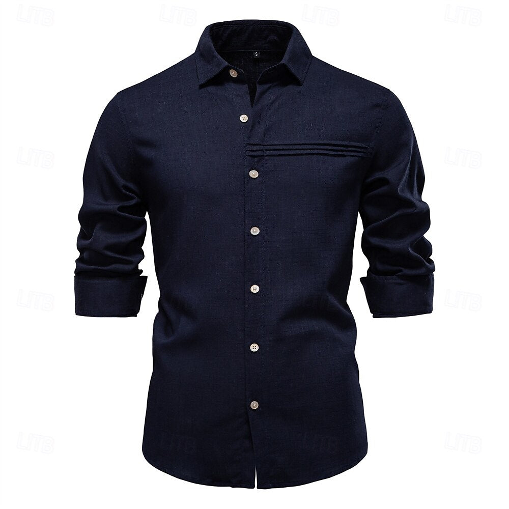 Classic Soft Cotton Button-Up Shirt