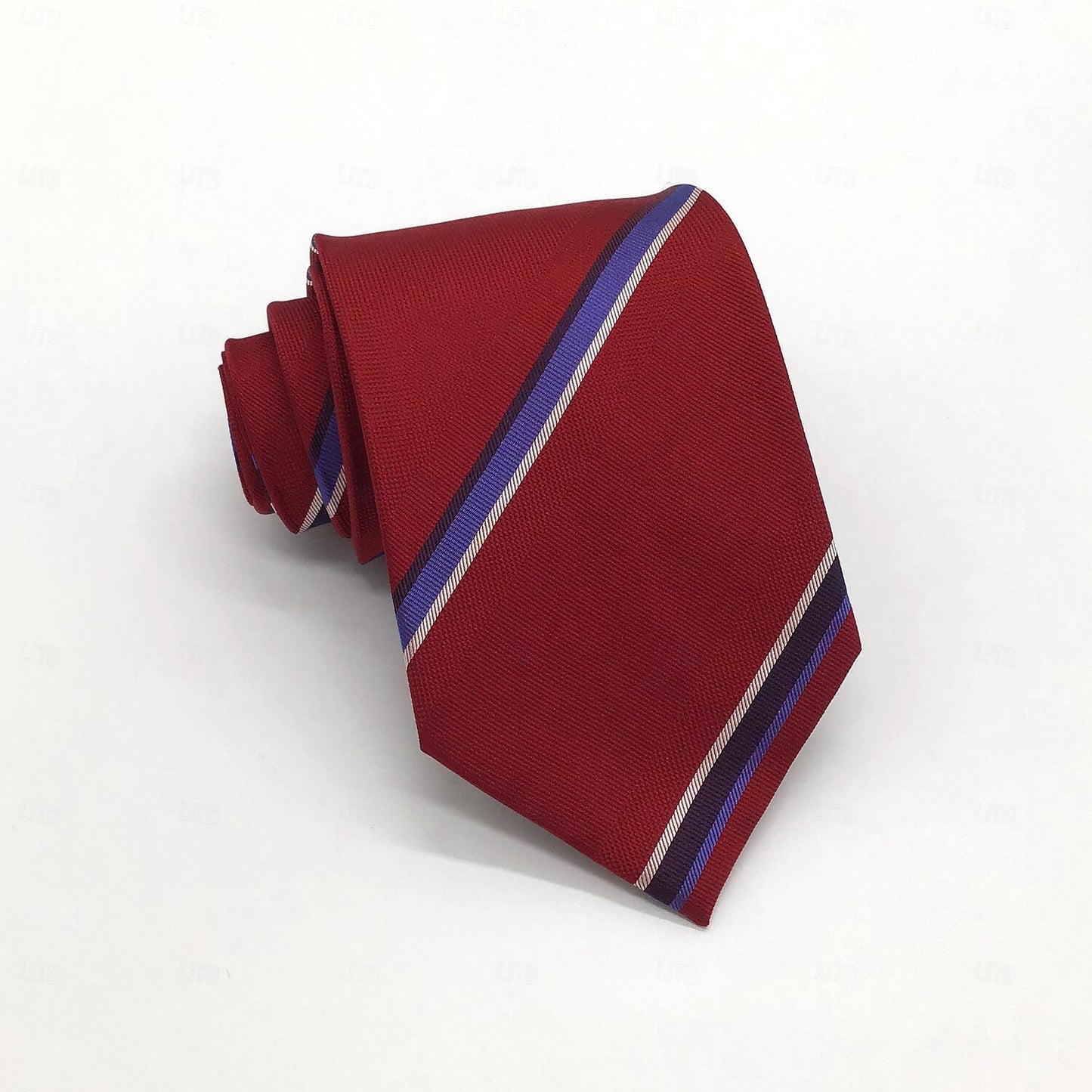 100% Silk Striped Elegant Ties - oukumen