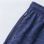 Acid-Wash Drawstring Shorts
