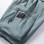 Elastic-Waist Cargo Shorts