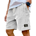 Patch-Pocket Corduroy Shorts